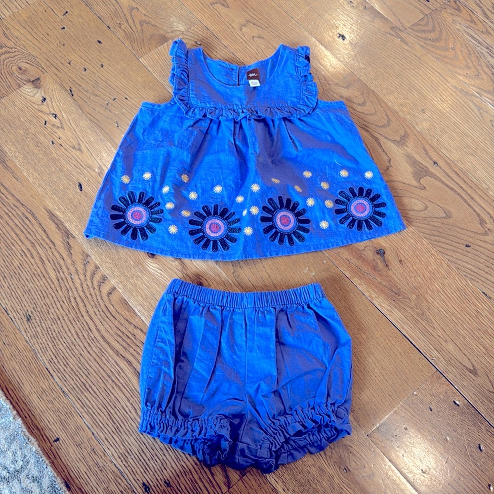 Yea collection linen short and shirt set size 18-24 months
